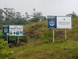 Image of Information Boards in the Eravikulam National Park, Kerala.